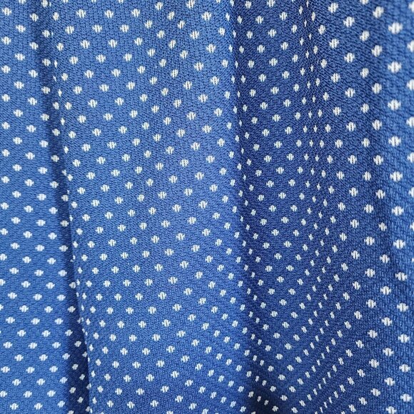 Koret of California Women's Blue White Polka Dot Wide Leg Pants Trousers Vintage - Picture 2 of 10